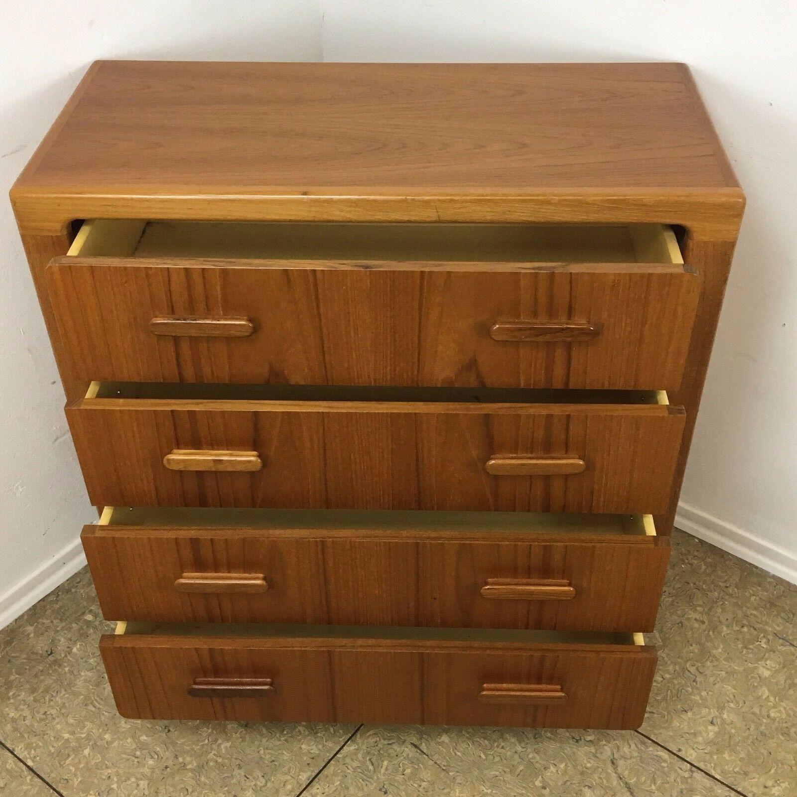 60s 70s Teak Sideboard Dresser Danish Design Mid Century Denmark For Sale 6