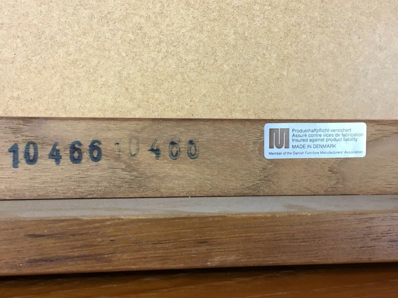 Vetro Credenza in teak anni '60-'70, cassettone danese di design Mid Century Danimarca in vendita