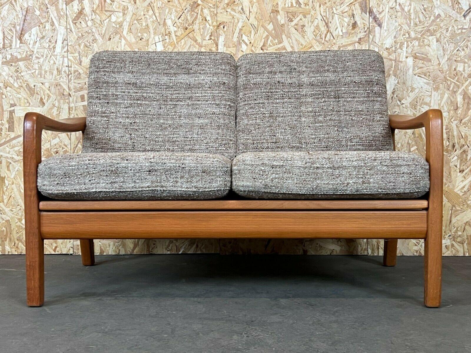 60s 70s teak sofa 2 seater couch J. Kristensen Danish Denmark Design 60s 70s

Object: sofa

Manufacturer: Juul Kristensen

Condition: good - vintage

Age: around 1960-1970

Dimensions:

131.5cm x 81cm x 82cm
Seat height = 44cm

Other