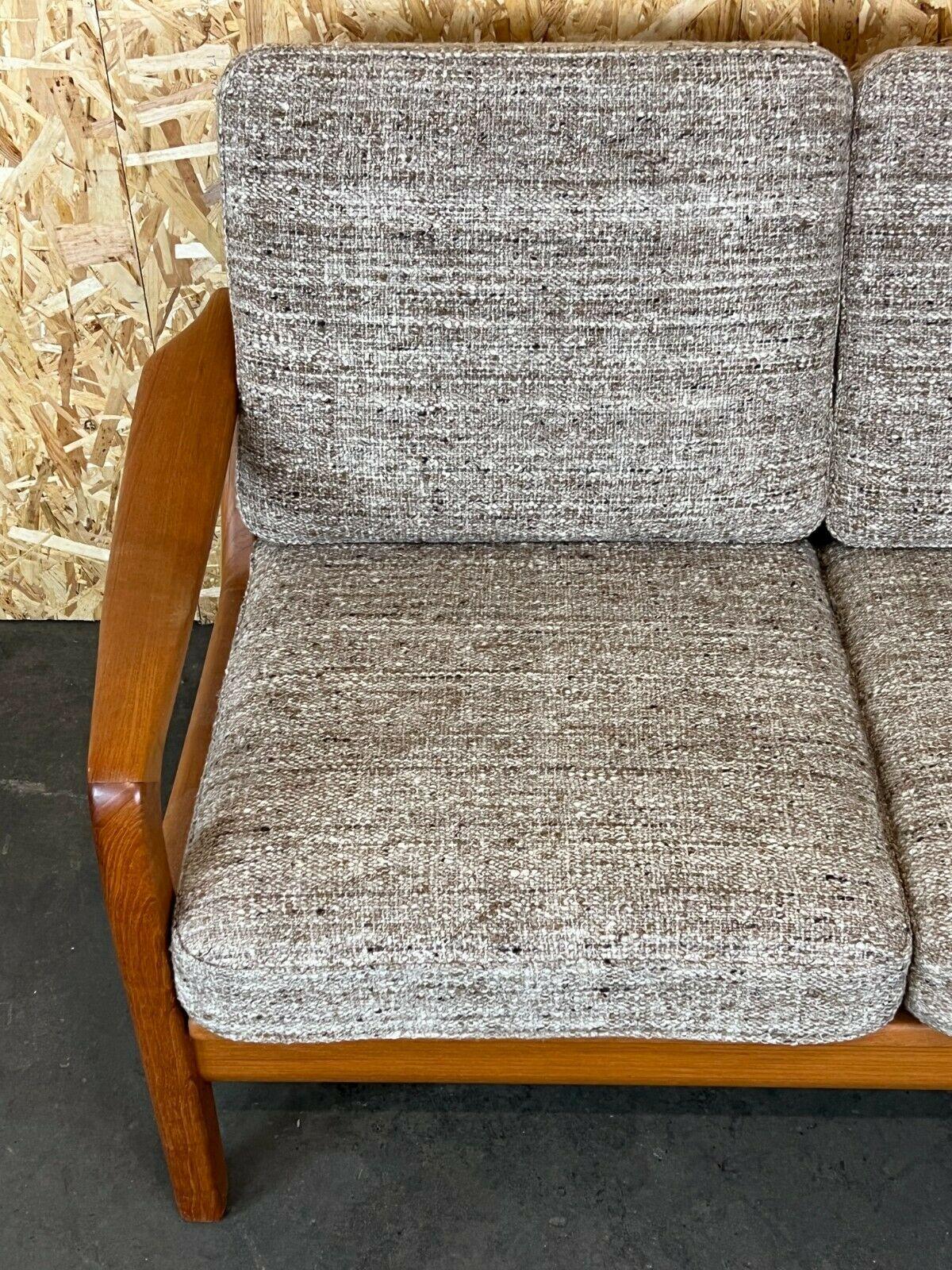 Late 20th Century 60s 70s Teak Sofa 2 Seater Couch J. Kristensen Danish Denmark Design 