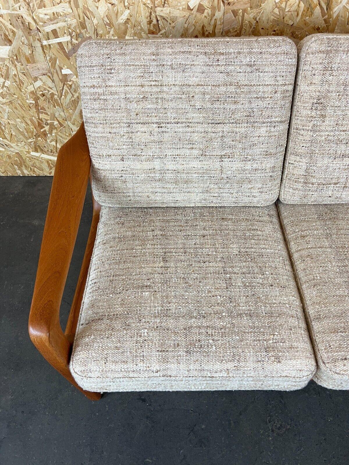 Late 20th Century 60s 70s Teak Sofa 2 Seater Couch J. Kristensen Danish Denmark Design