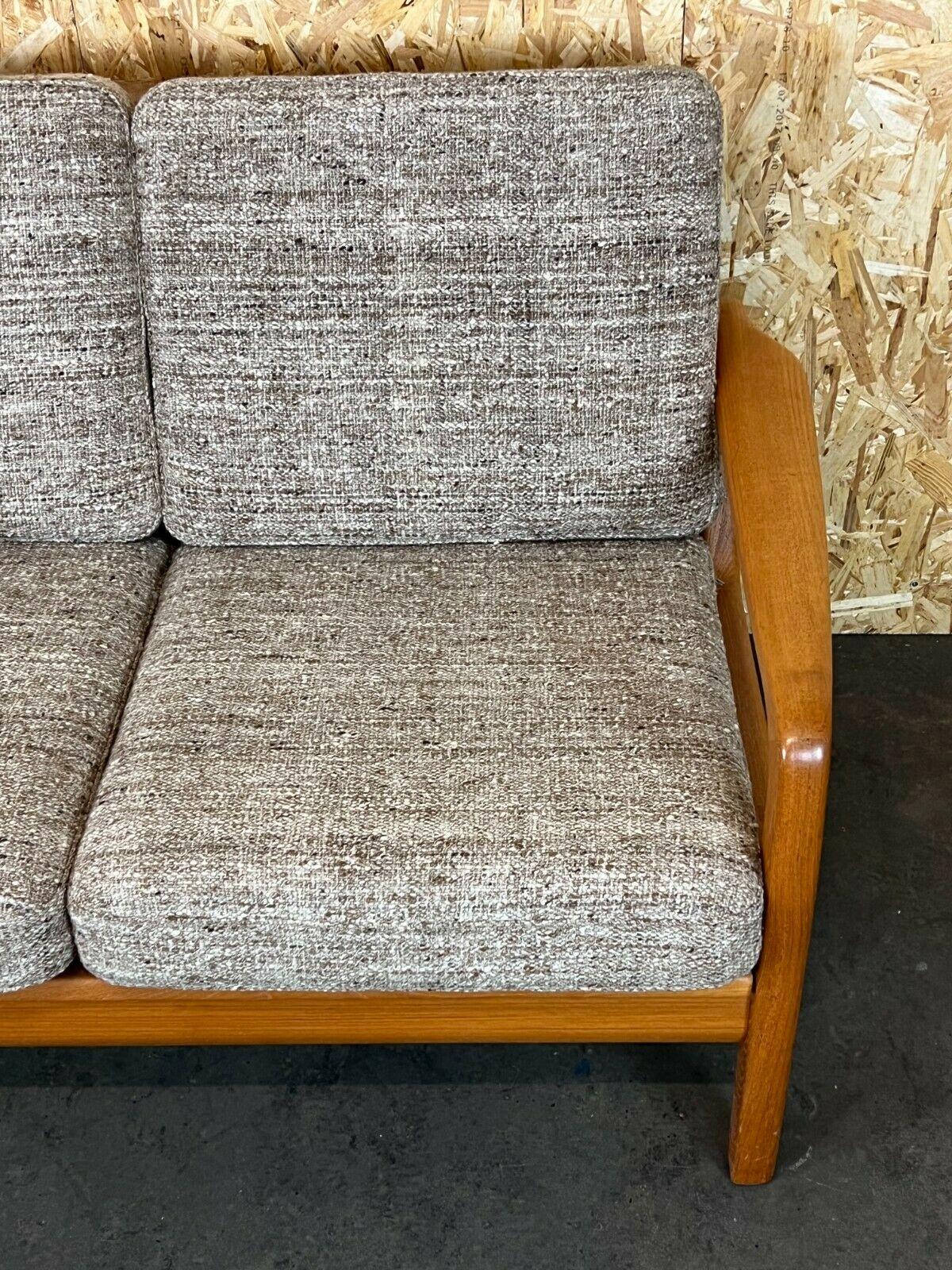 60s 70s Teak Sofa 2 Seater Couch J. Kristensen Danish Denmark Design  1