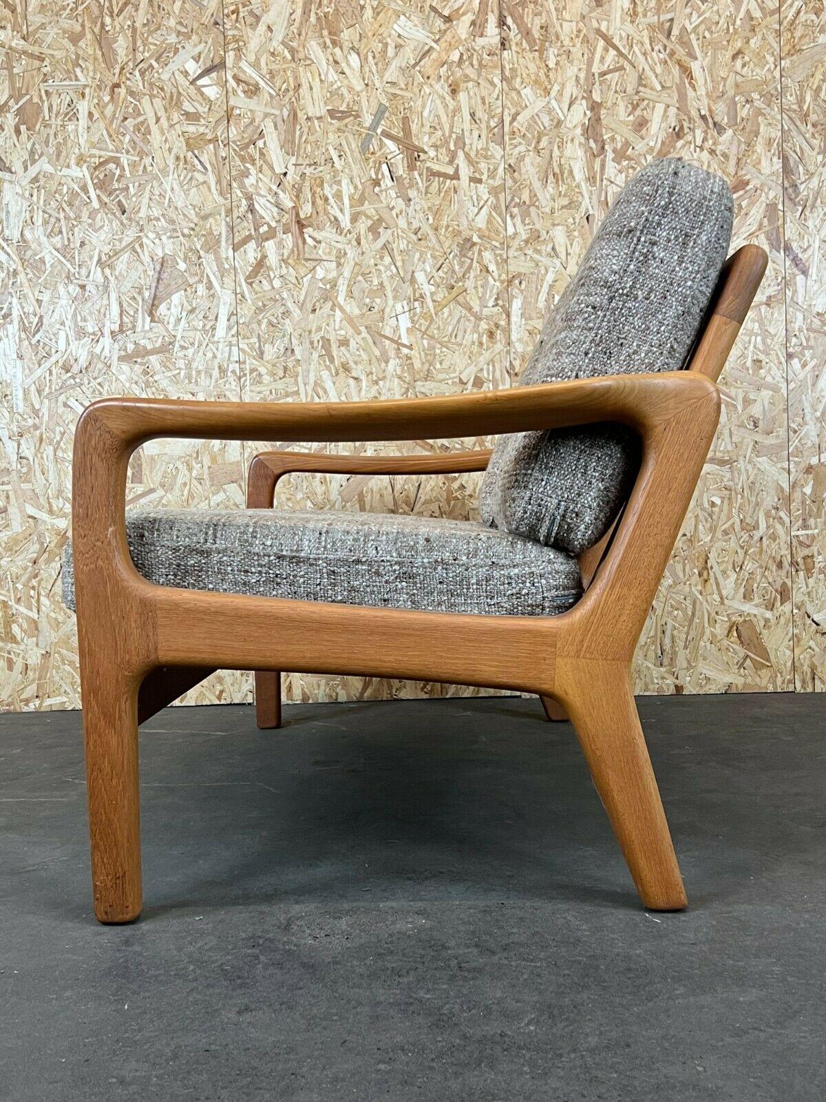 60s 70s Teak Sofa 2 Seater Couch J. Kristensen Danish Denmark Design  3