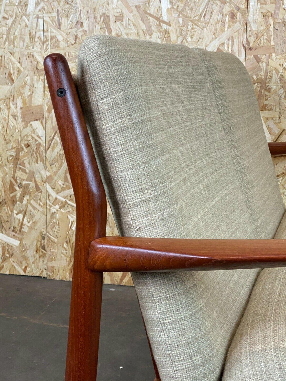 60er 70er Jahre Teakholz Sofa Couch 2er Svend Aage Eriksen für Glostrup Dänisches Design im Angebot 4