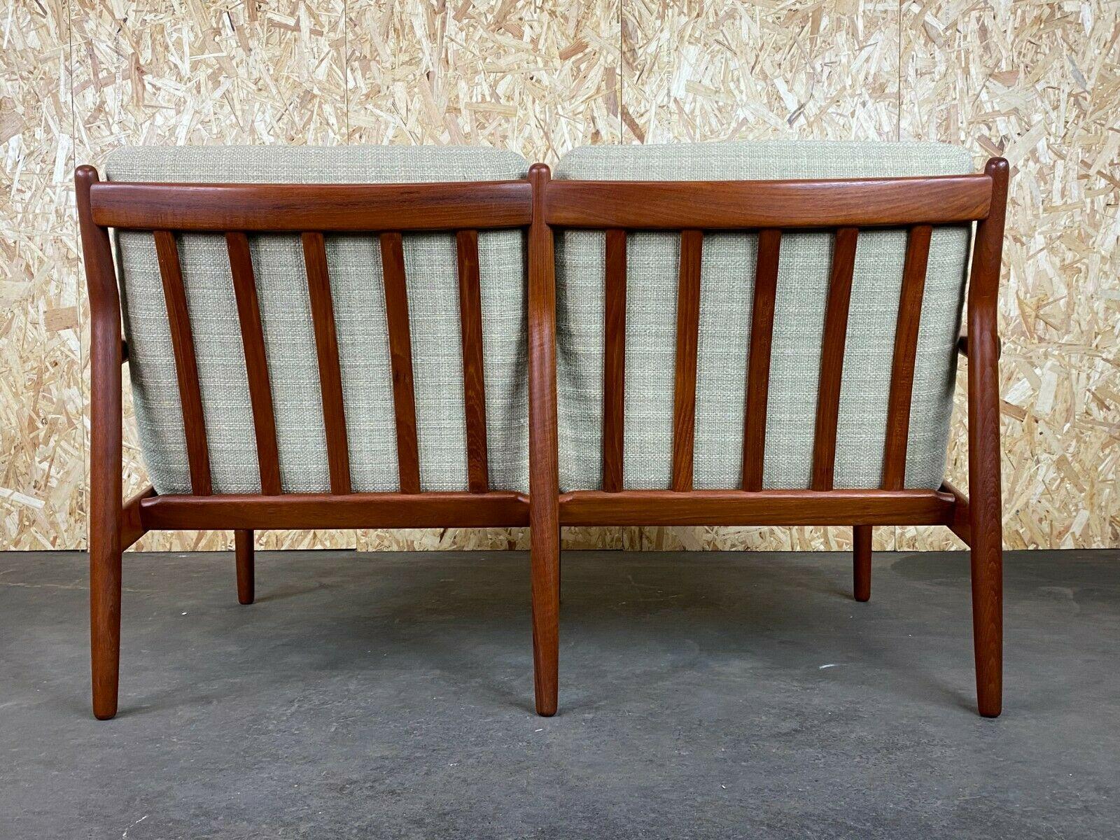 60s 70s Sofá de teca Sofá 2er Svend Aage Eriksen para Glostrup Danish Design en venta 6