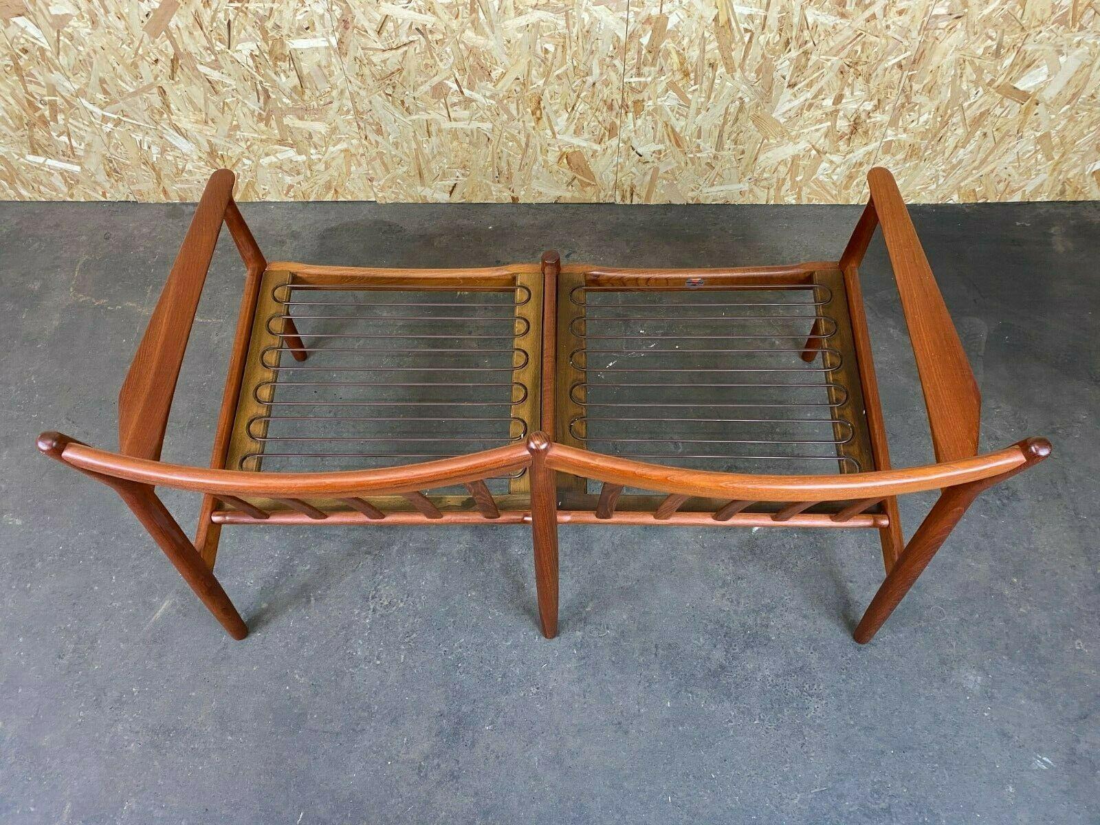 60er 70er Jahre Teakholz Sofa Couch 2er Svend Aage Eriksen für Glostrup Dänisches Design im Angebot 7