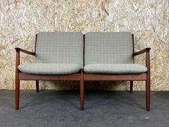 60s 70s Teak Sofa Couch 2er Svend Aage Eriksen for Glostrup Danish Design