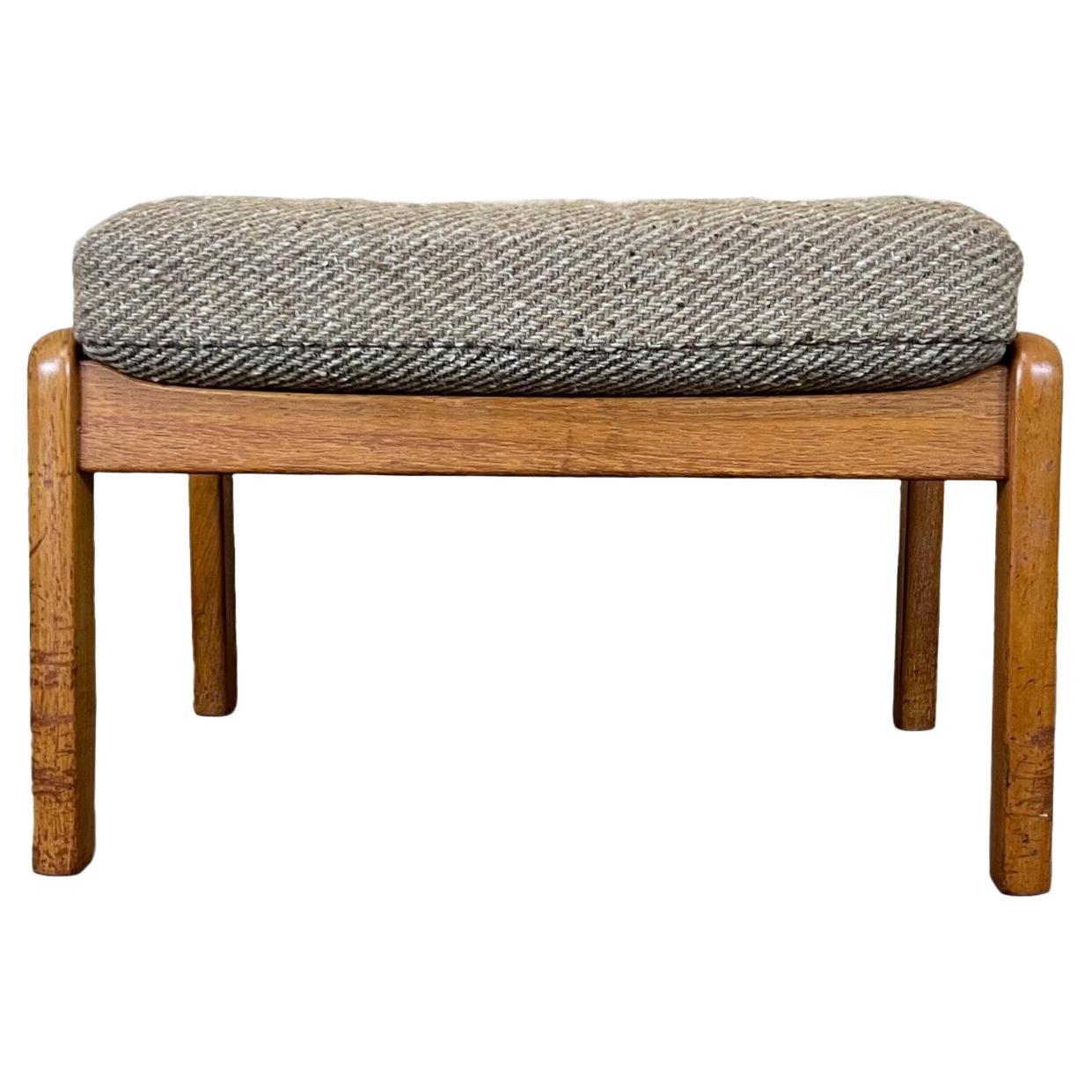 1960s-1970s Teak Stool Ottoman Footstool Ole Wanscher Senator Denmark