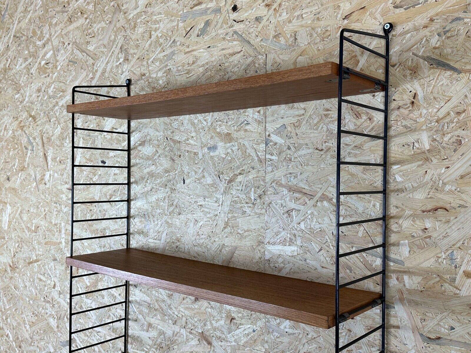 60s 70s teak string shelf module by Kajsa & Nils 