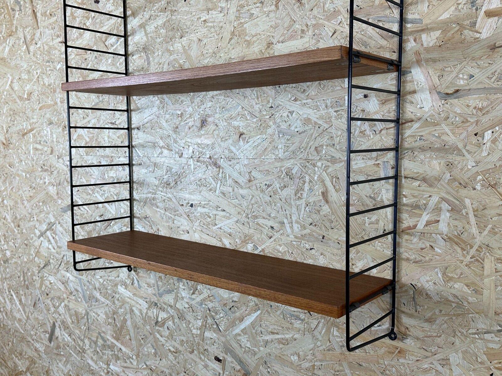 60s 70s teak string shelf module by Kajsa & Nils 