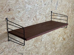 60s 70s teak string shelf module by Kajsa & Nils "Nisse" Strinning Sweden