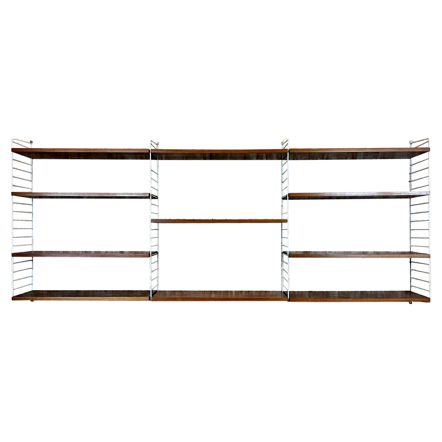 60s 70s Teak String Shelf Module by Kajsa & Nils "Nisse" Strinning Sweden