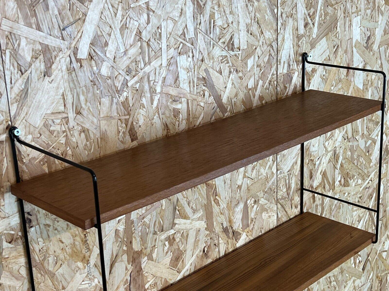 60s 70s Teak String Shelf Wall Shelf String Shelf Danish Design Denmark 2