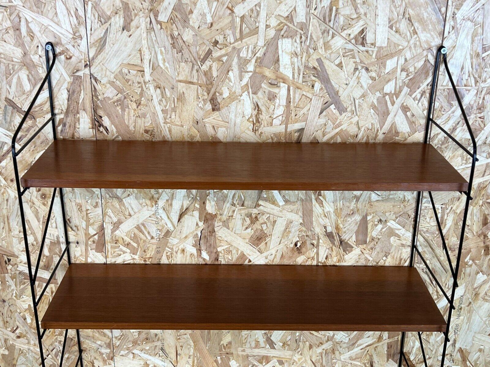 60s 70s Teak String Shelf Wall Shelf String Shelf Danish Design Denmark 3