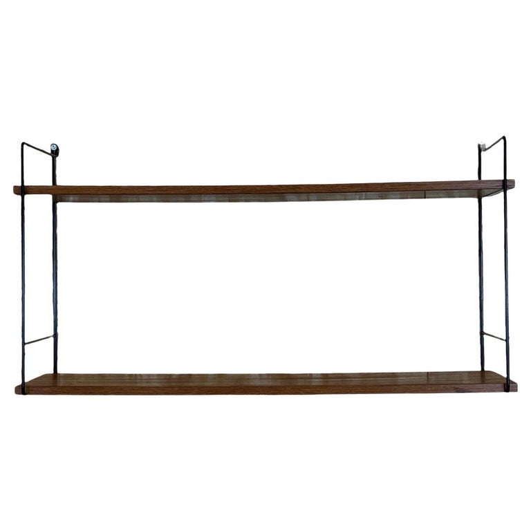 60s 70s Teak String Shelf Wall Shelf String Shelf Danish Design Denmark