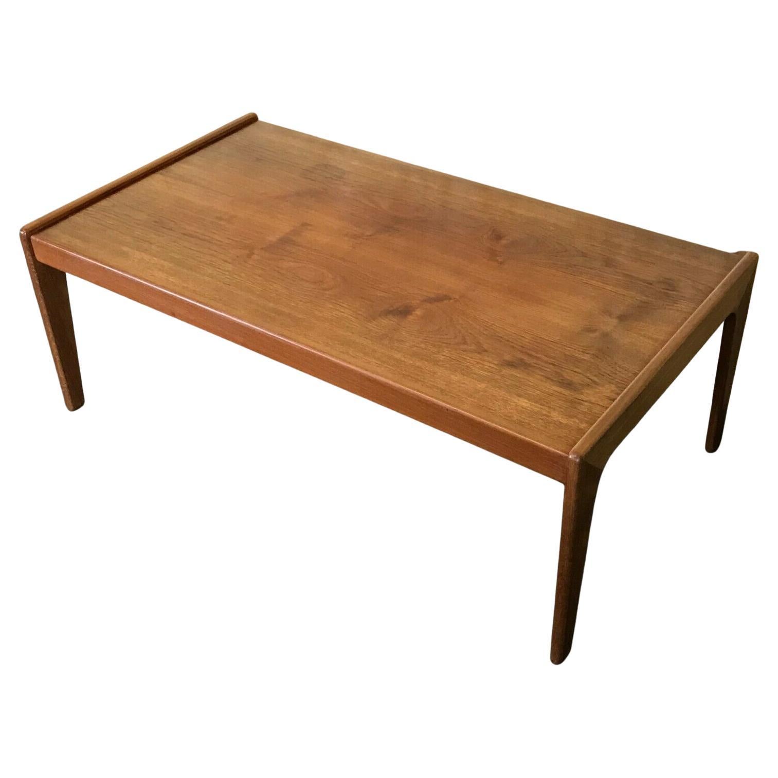 60s 70s Teak Table Coffee Table Arne Wahl Iversen Comfort Danish Denmark For Sale