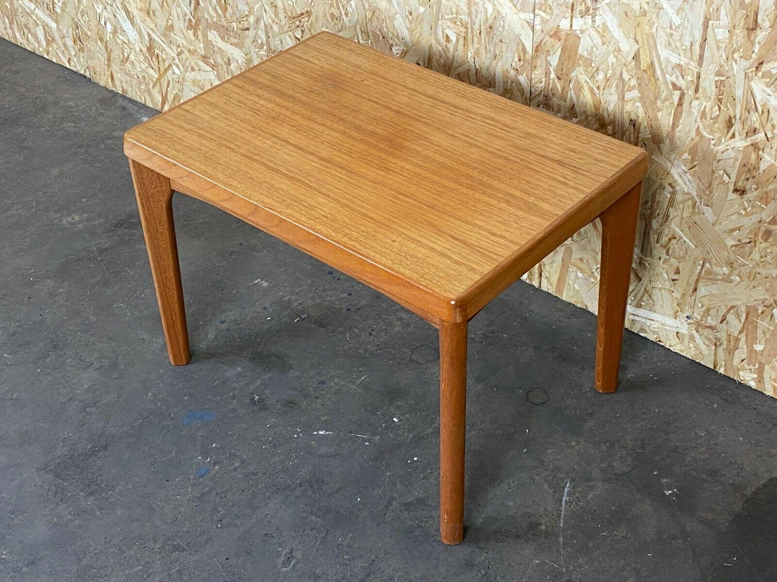 60s 70s teak table coffee table coffee table Henning Kjaernulf Design 70s

Object: coffee table / side table

Manufacturer:

Condition: good

Age: around 1960-1970

Dimensions:

64.5cm x 45cm x 50.5cm

Other notes:

The pictures