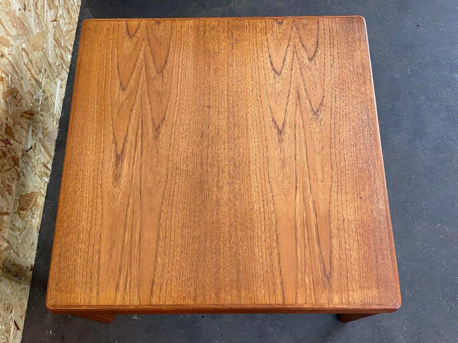 60s 70s Teak Table Coffee Table Coffee Table Henning Kjaernulf Design 3