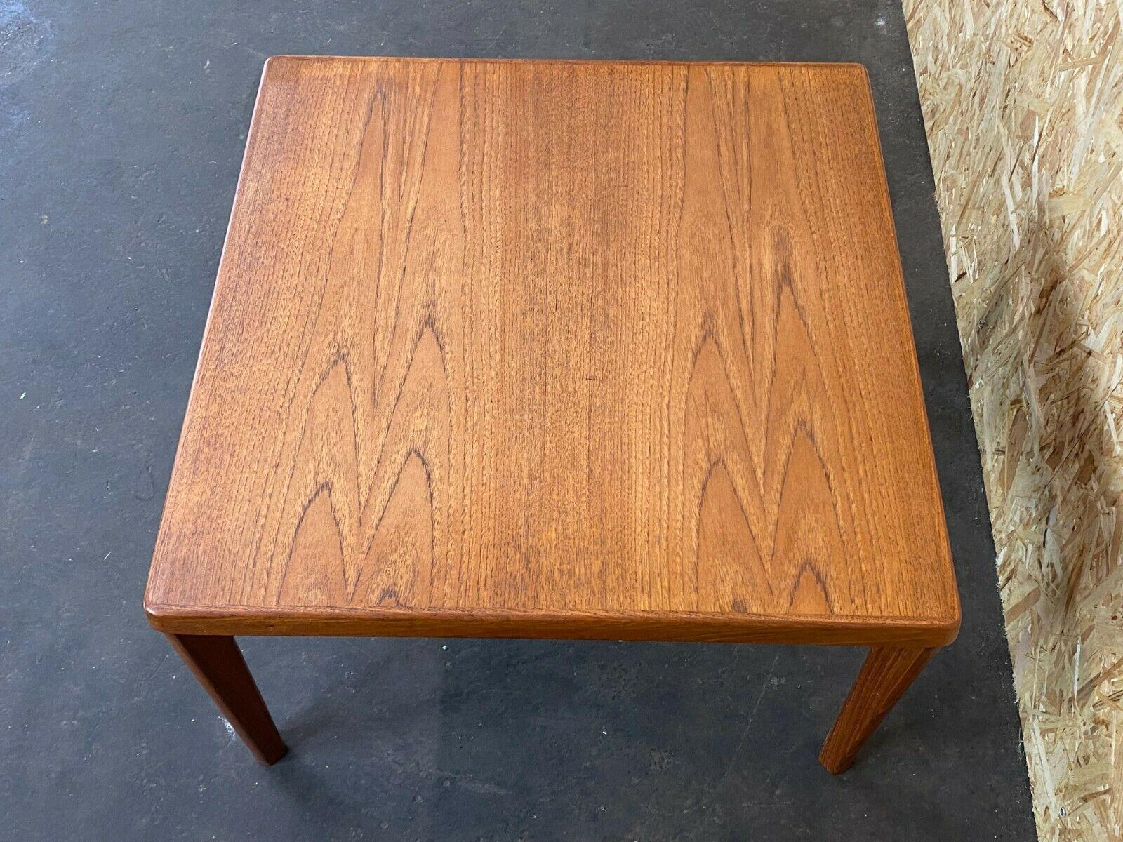 60s 70s Teak Table Coffee Table Coffee Table Henning Kjaernulf Design 4