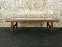 60s 70s Teak Table Coffee Table Danish Design with Mirror