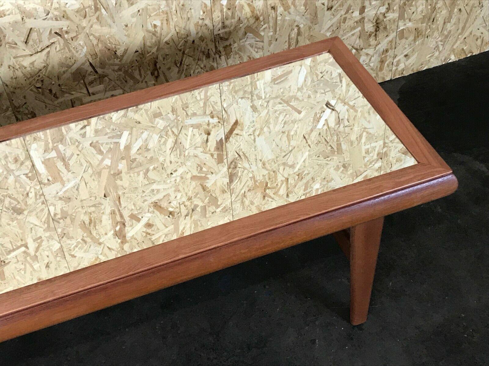 60s 70s Teak Table Coffee Table Danish Design with Mirror For Sale 2