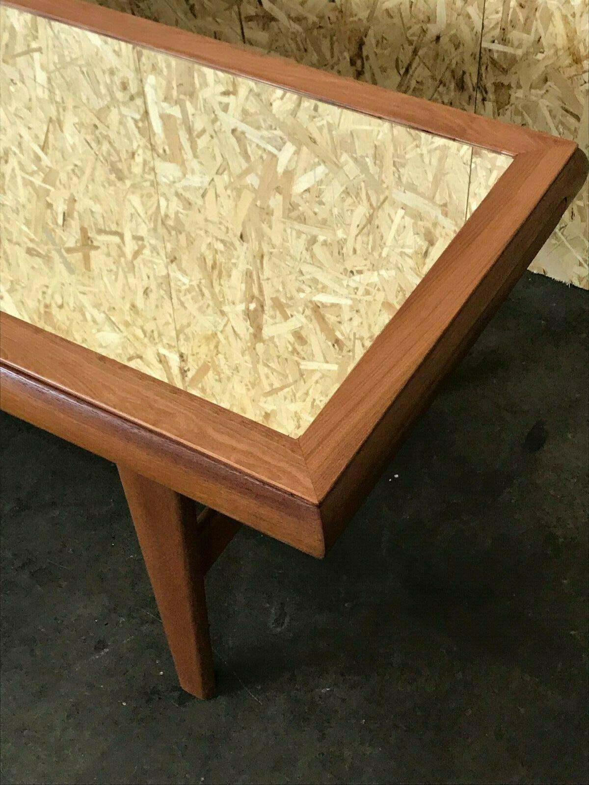 60s 70s Teak Table Coffee Table Danish Design with Mirror For Sale 3