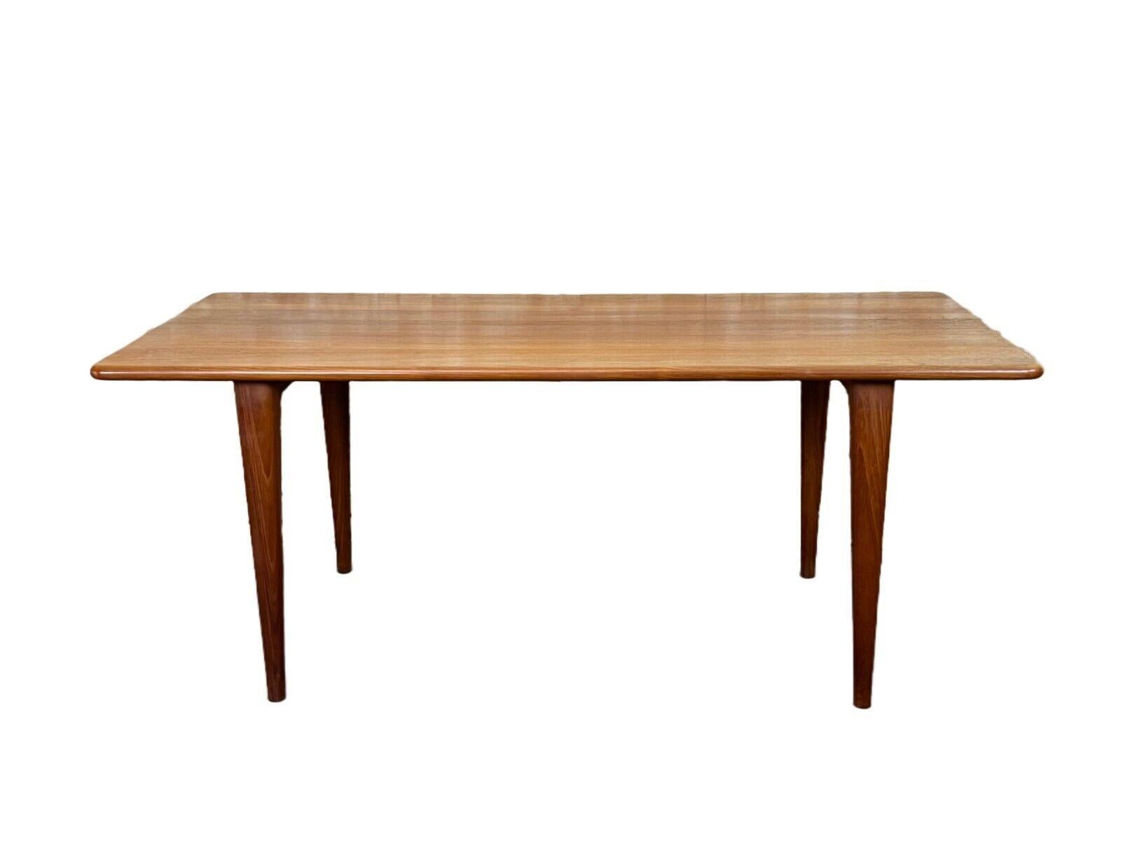 1960s 1970s teak table coffee table Danish Modern Design Denmark

Object: coffee table

Manufacturer:

Condition: good

Age: around 1960-1970

Dimensions:

Width = 134cm
Depth = 62.5cm
Height = 53.5cm

Other notes:

The pictures