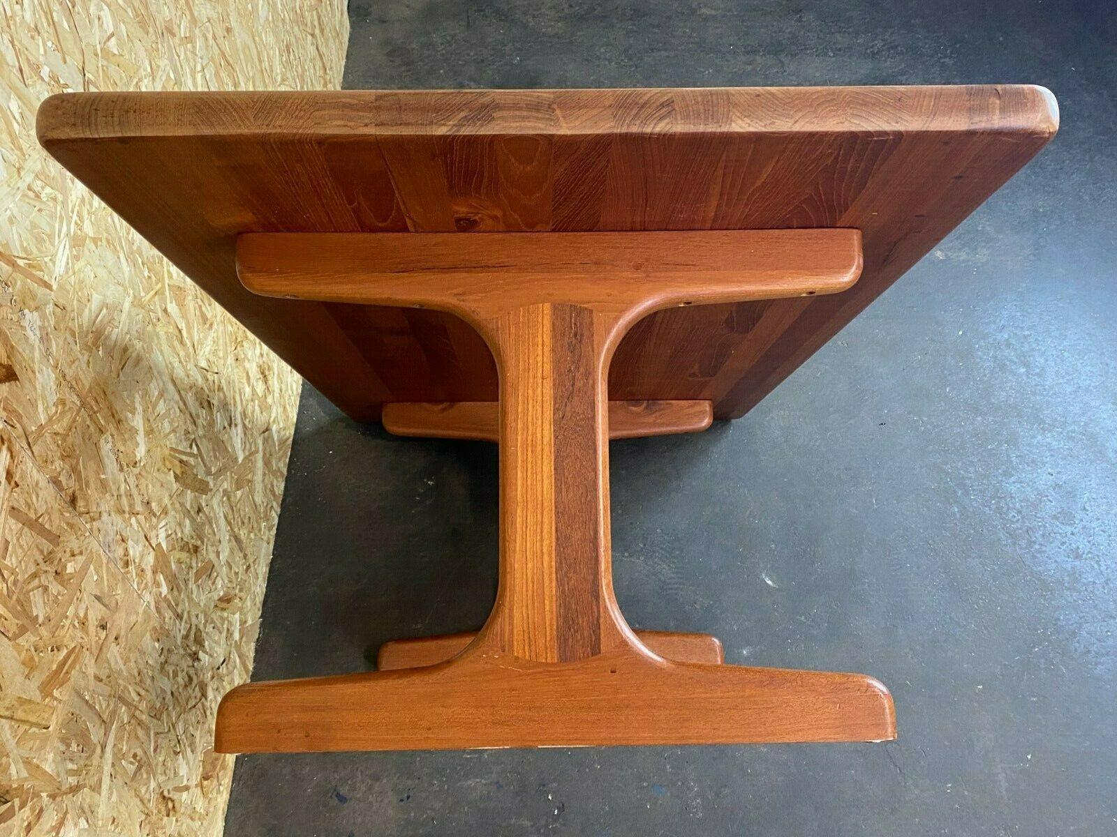 60er 70er Jahre Teakholztisch Couchtisch Dänemark Modern Design Dänemark im Angebot 2