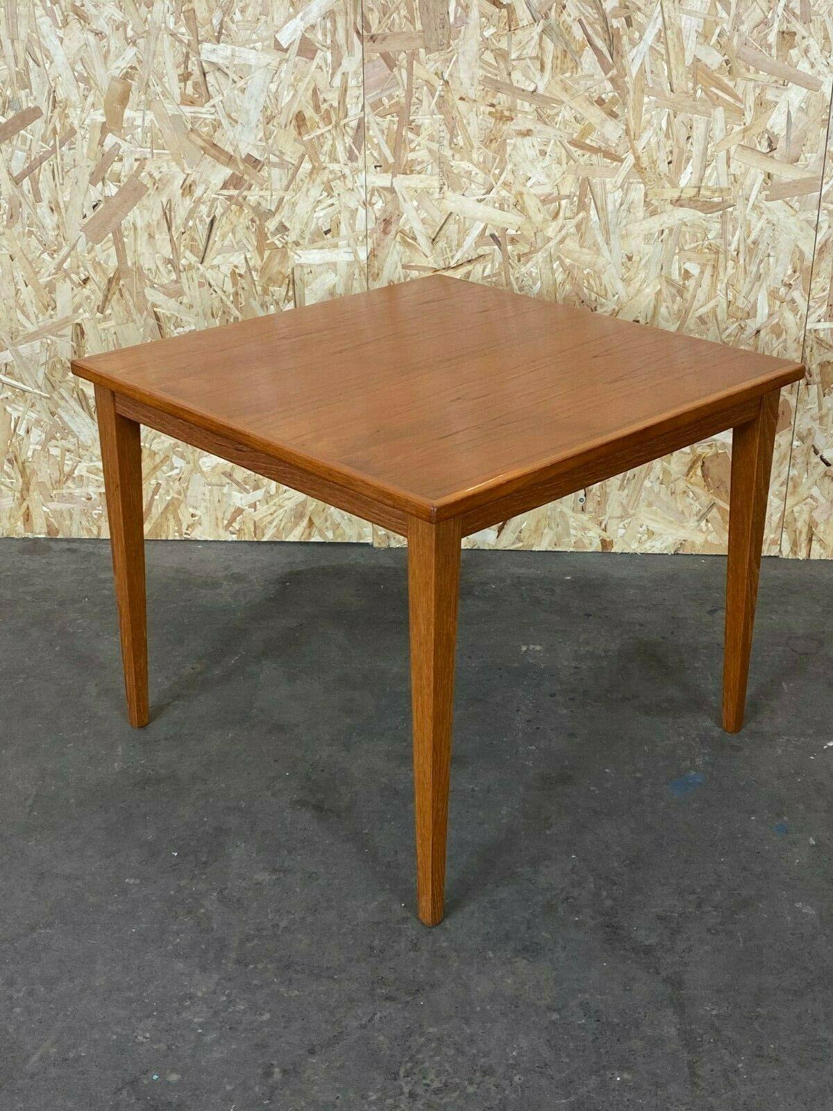 60s 70s Teak table coffee table coffee table Kvaletit Danish Modern Design

Object: coffee table / side table

Manufacturer:

Condition: good

Age: around 1960-1970

Dimensions:

57.5cm x 57.5cm x 47cm

Other notes:

The pictures