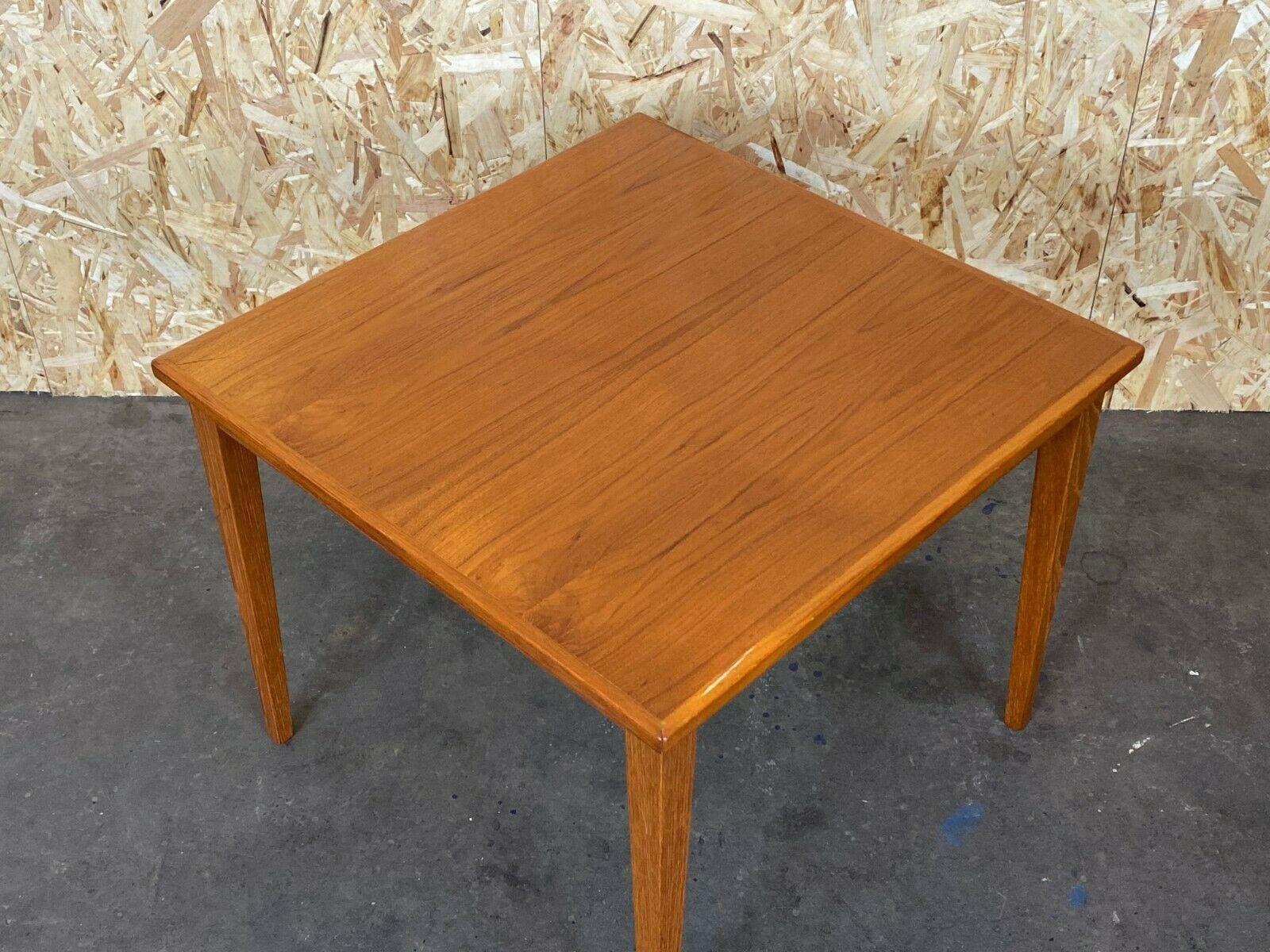 60s 70s Teak Table Coffee Table Side Table Kvaletit Danish Modern Design In Good Condition For Sale In Neuenkirchen, NI