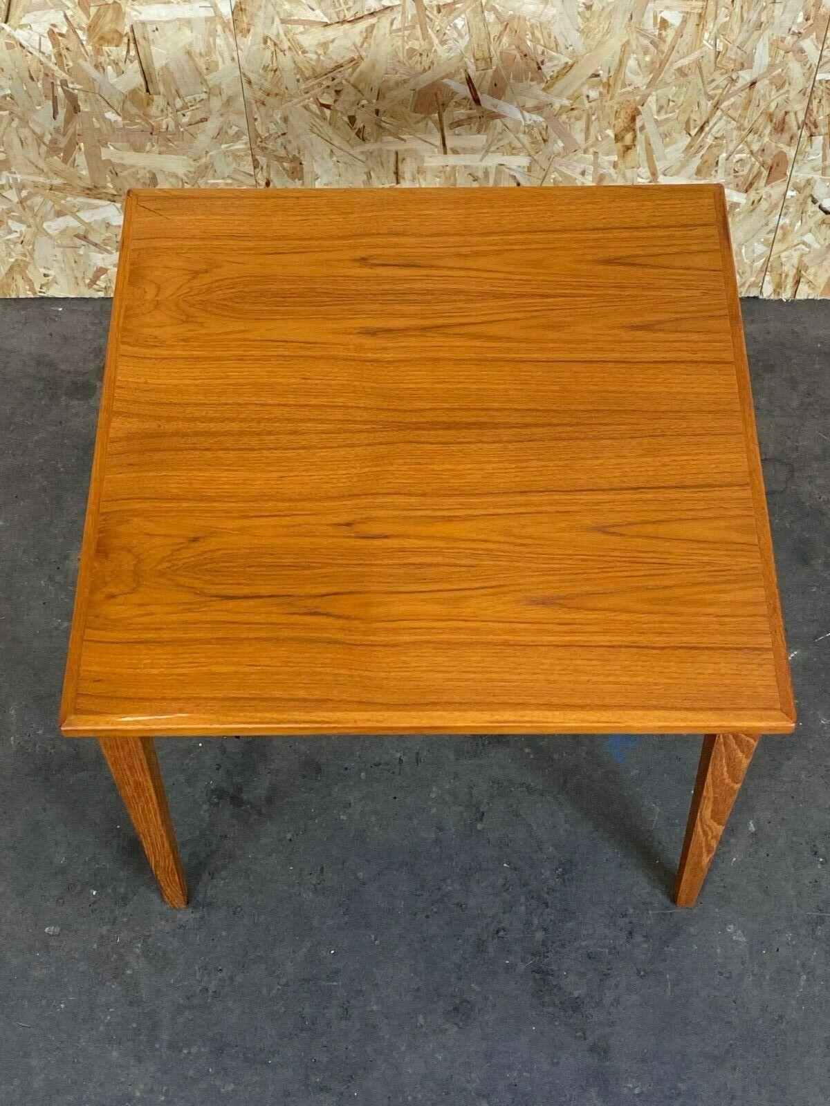 60s 70s Teak Table Coffee Table Side Table Kvaletit Danish Modern Design For Sale 2