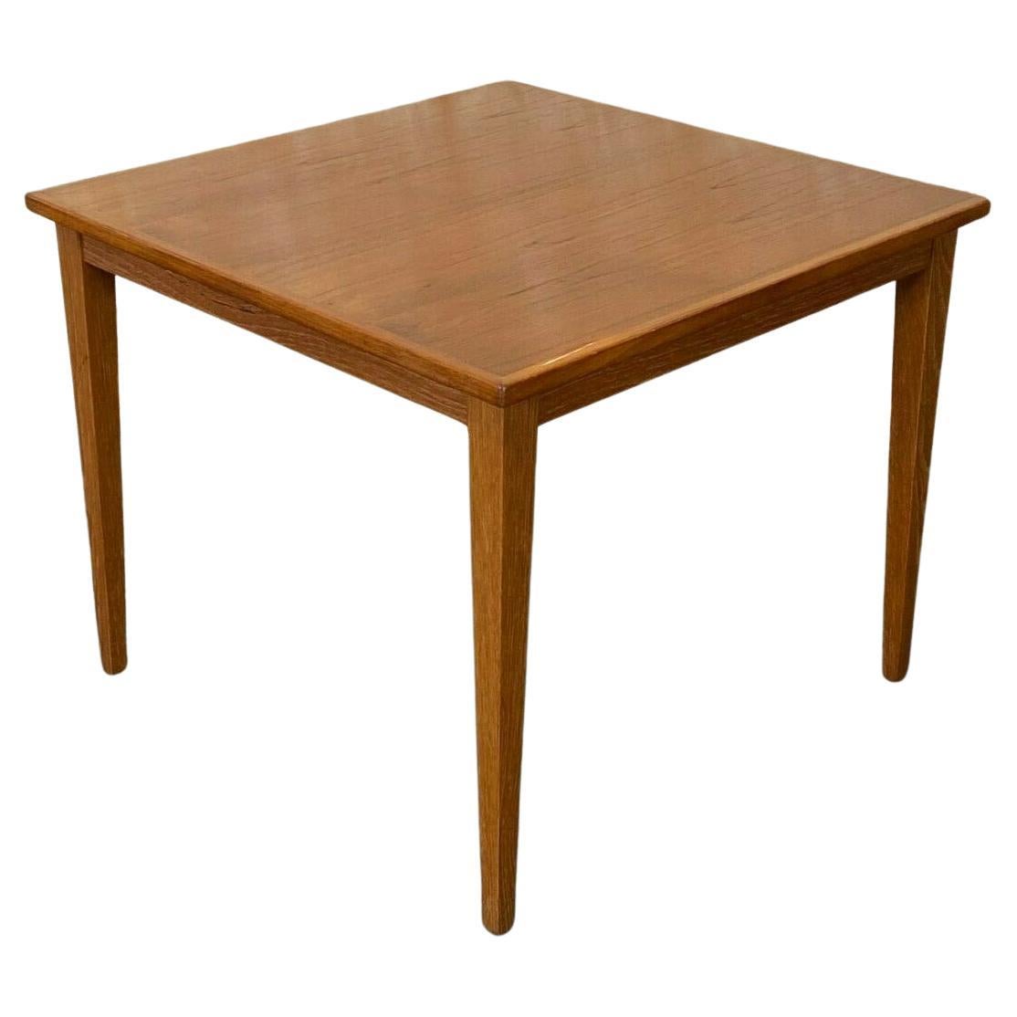 60s 70s Teak Table Coffee Table Side Table Kvaletit Danish Modern Design For Sale
