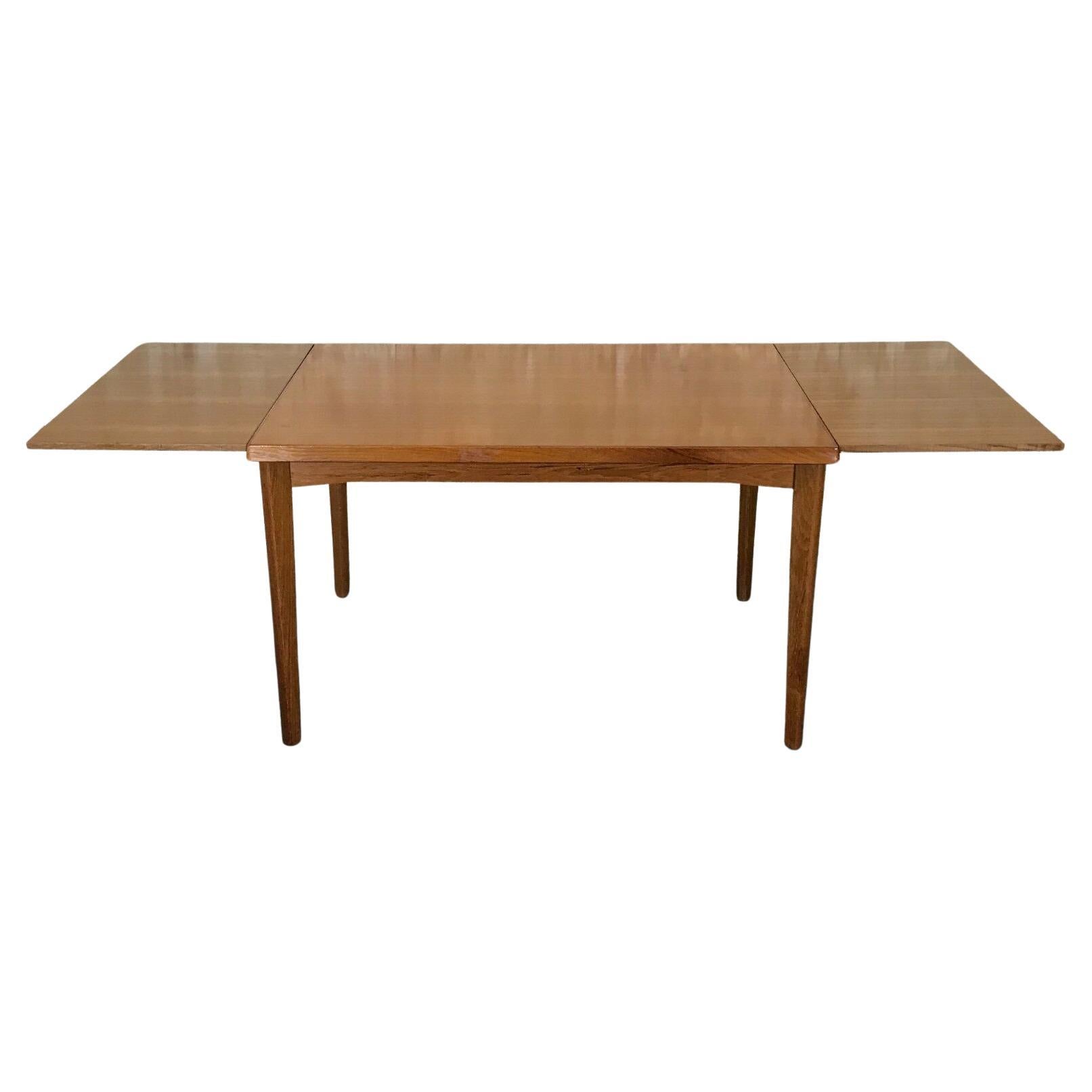 60s 70s Teak Table Dining Table Burchardt-Nielsen Danish Design For Sale