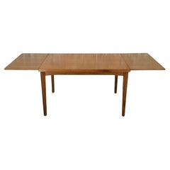 60s 70s Mesa de teca Mesa de comedor Burchardt-Nielsen Diseño danés