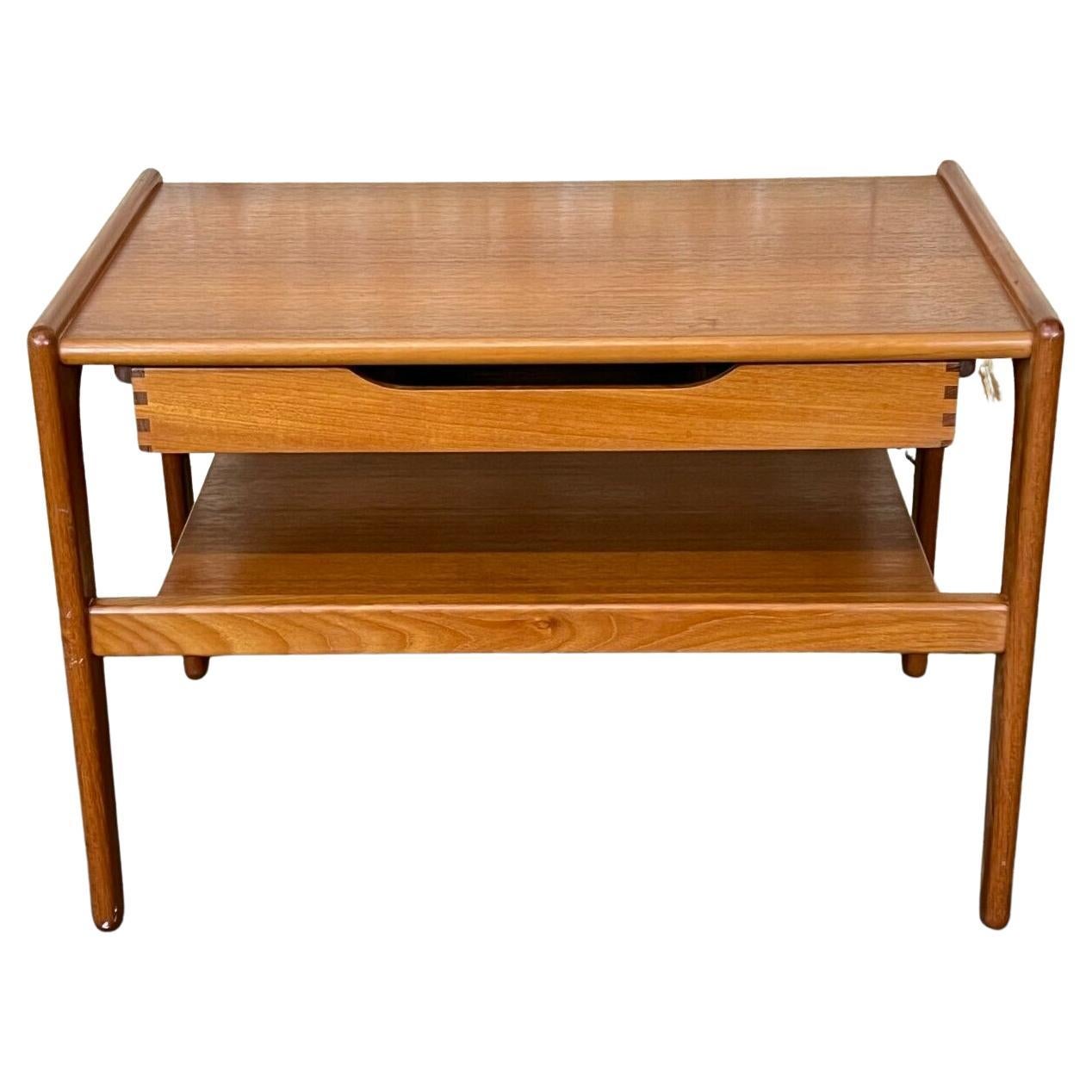 60s 70s Teak Table Side Table Arne Wahl Iversen Danish For Sale at 1stDibs