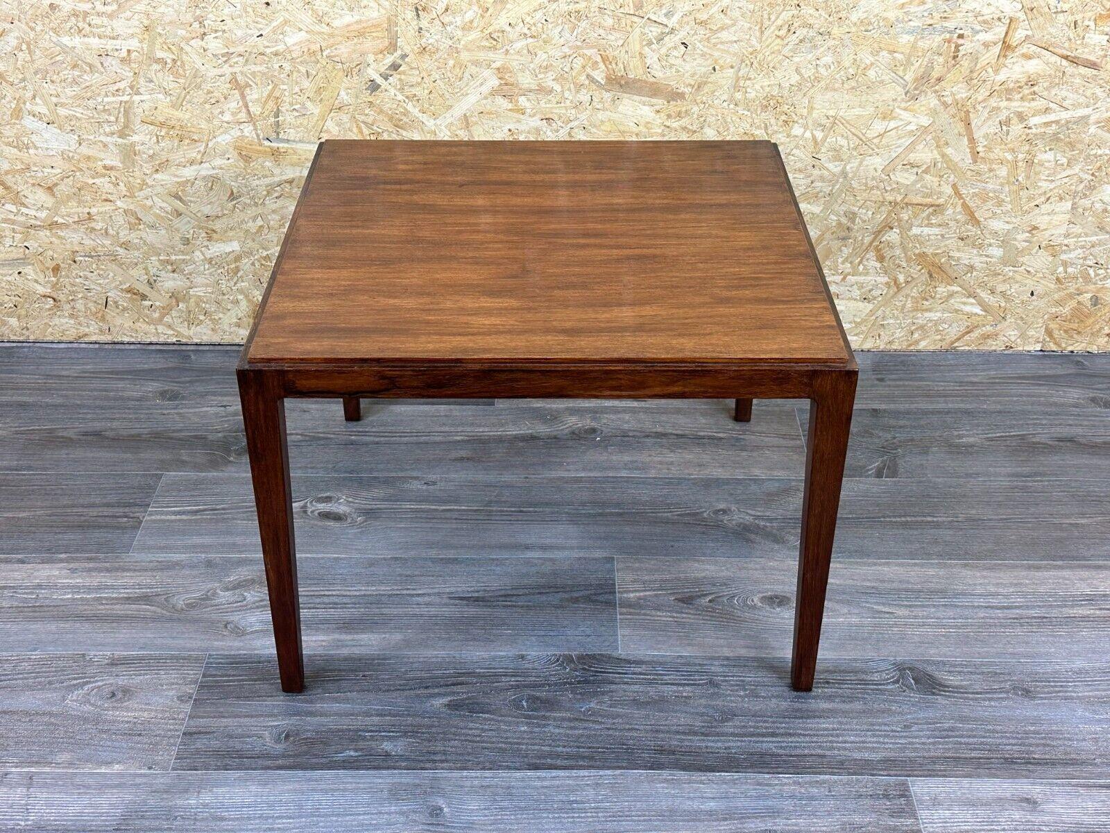 60s 70s Teak Table Side Table Coffee Table Danish Design Denmark In Good Condition For Sale In Neuenkirchen, NI