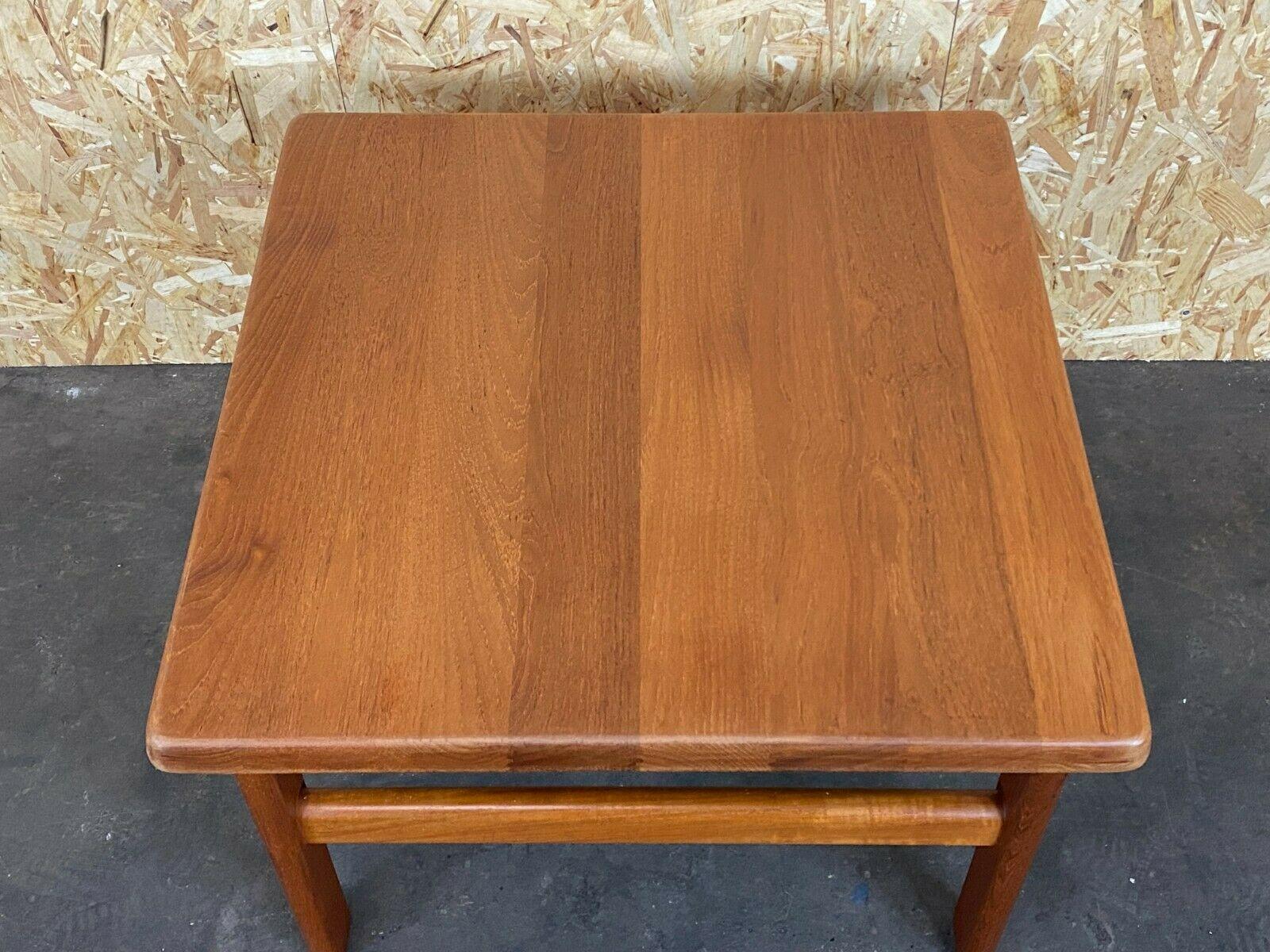 Late 20th Century 60s 70s Teak Table Side Table Coffee Table Niels Bach Design Denmark For Sale