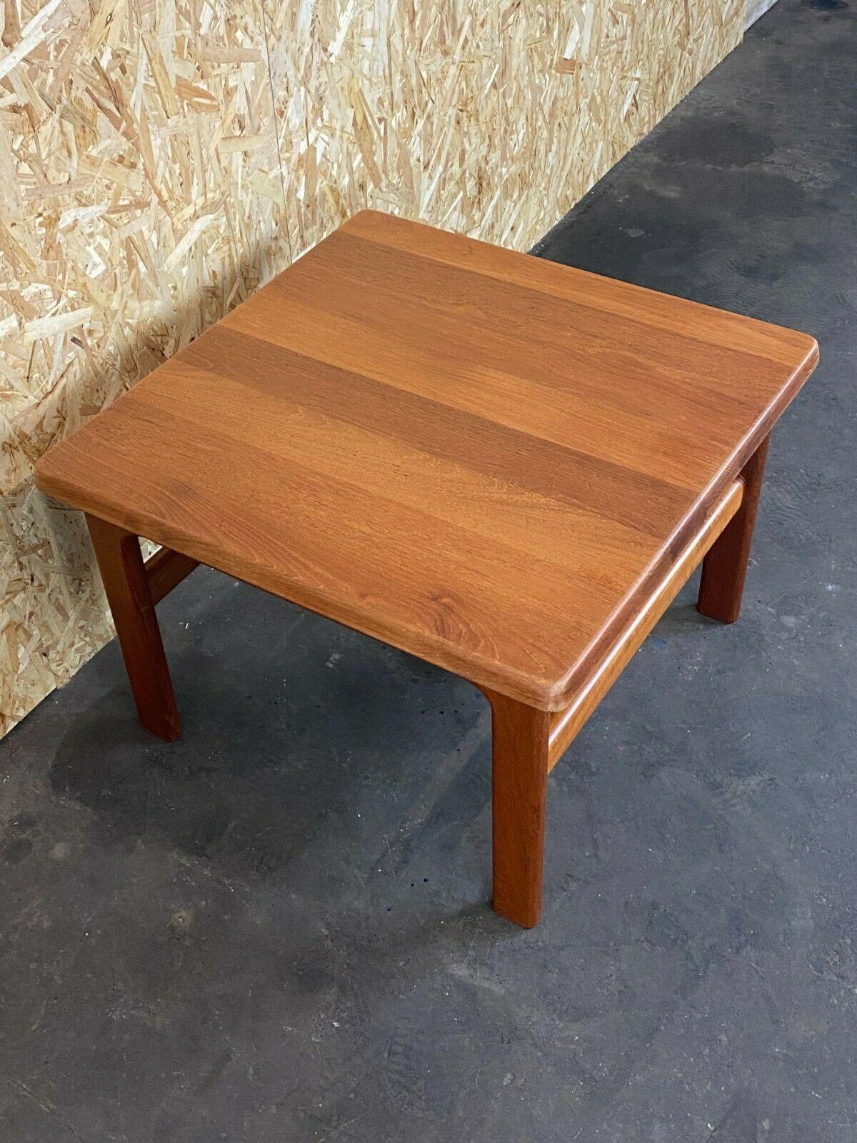 60s 70s Teak Table Side Table Coffee Table Niels Bach Design Denmark For Sale 1