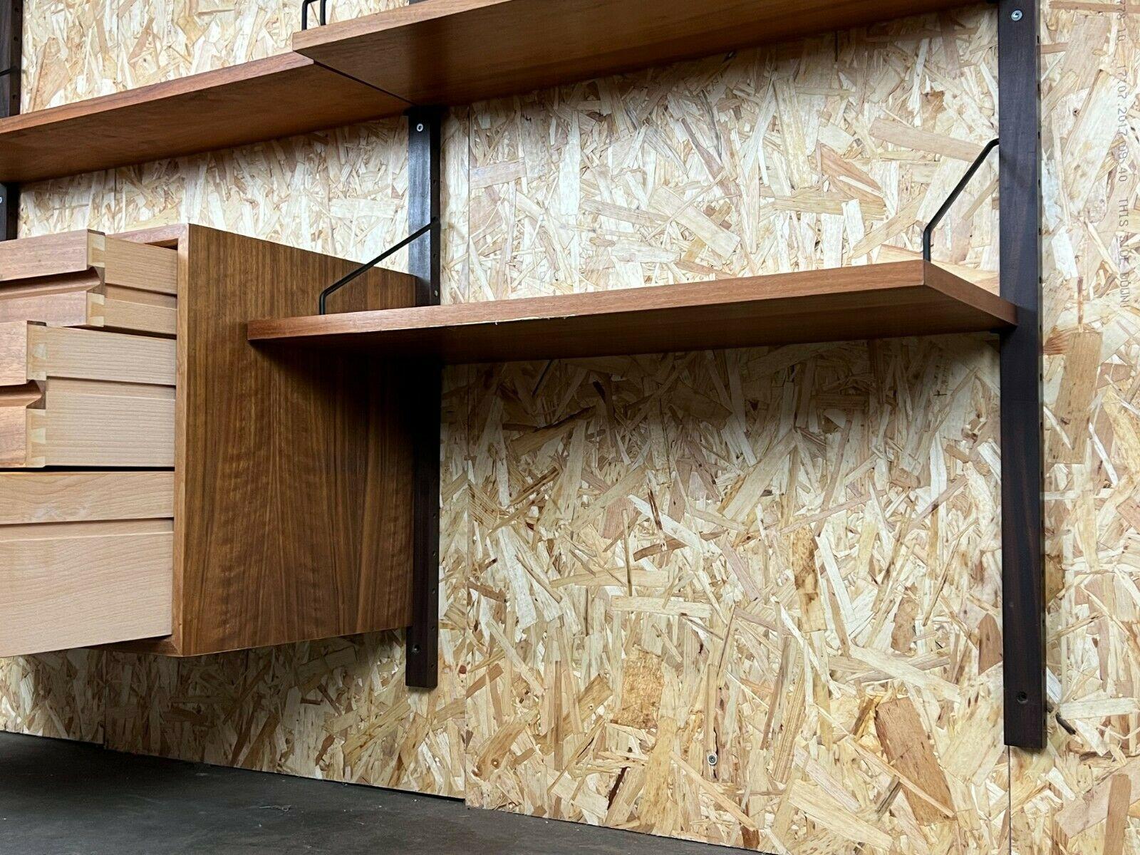 60s 70s Teak Teak Shelf Wall Unit Cado Poul Cadovius Danish Design 5