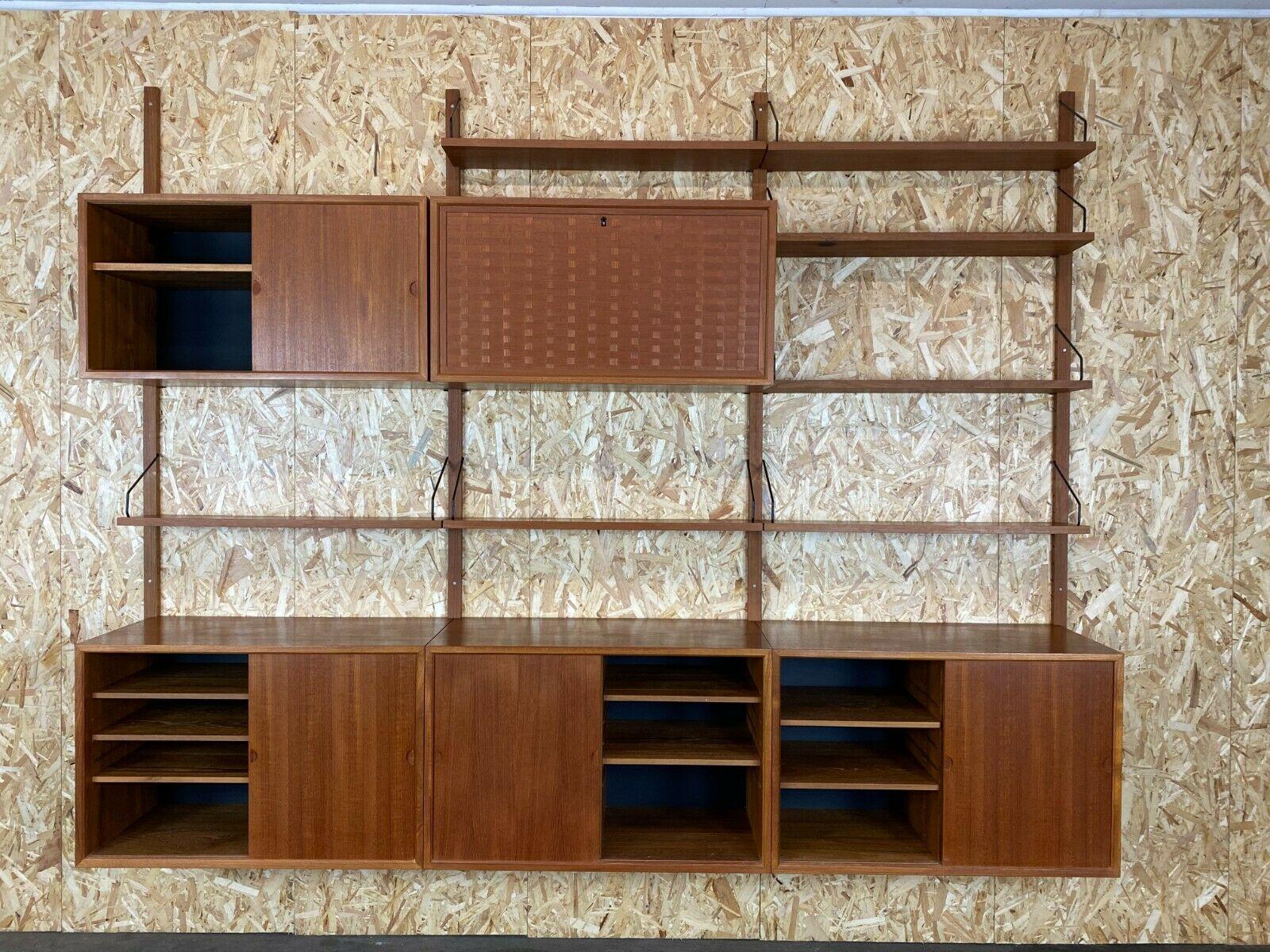 60s 70s Teak Teak Shelf Wall Unit Cado Poul Cadovius Danish Design 8