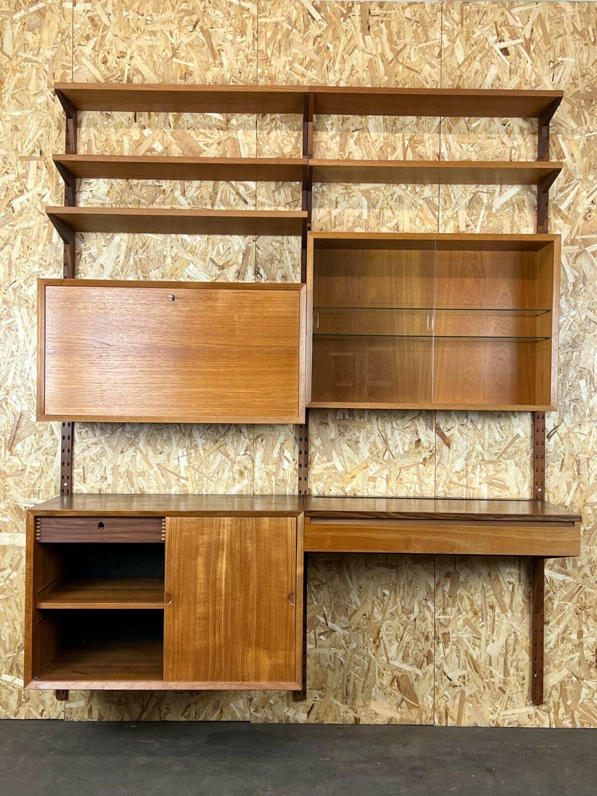 60s 70s Teak Teak Shelf Wall Unit Cado Poul Cadovius Danish Design 7