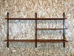 60s 70s Teak Teak Shelf Wall Unit Cado Poul Cadovius Danish Design