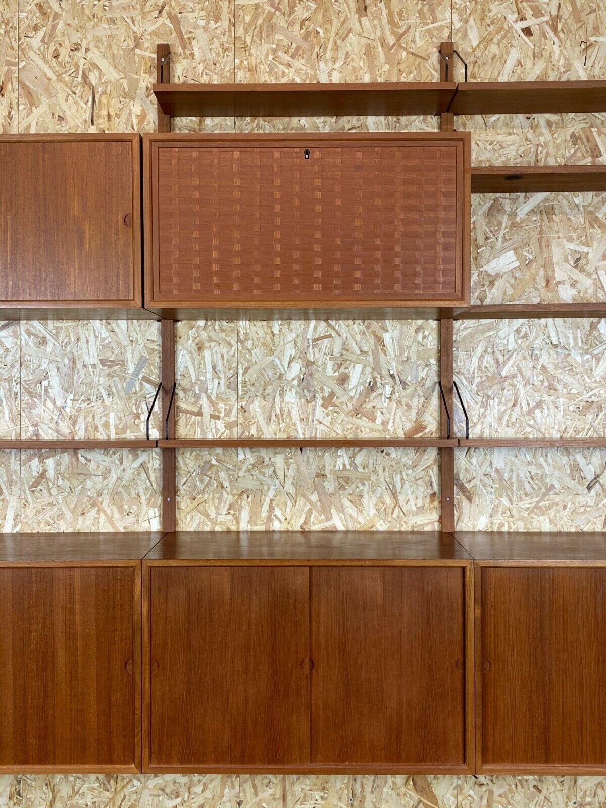 60s 70s Teak Teak Shelf Wall Unit Cado Poul Cadovius Danish Design 1