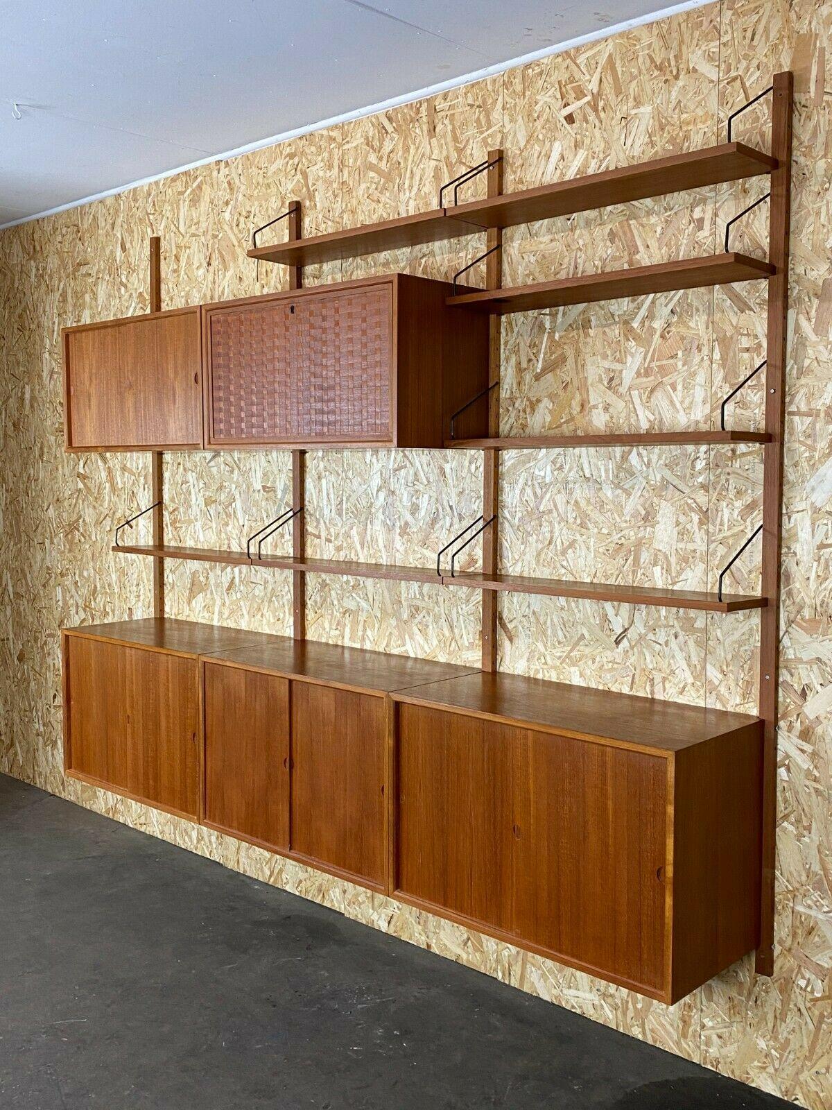 60s 70s Teak Teak Shelf Wall Unit Cado Poul Cadovius Danish Design 3
