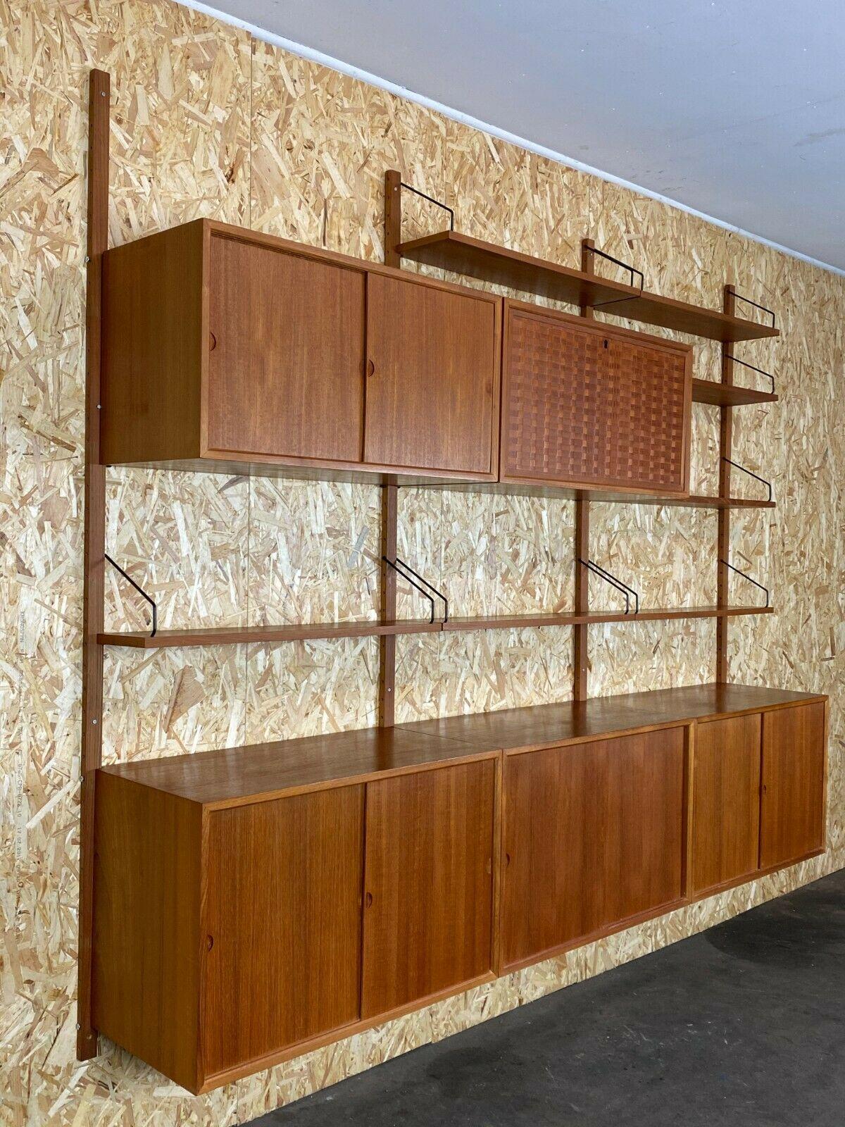 60s 70s Teak Teak Shelf Wall Unit Cado Poul Cadovius Danish Design 4