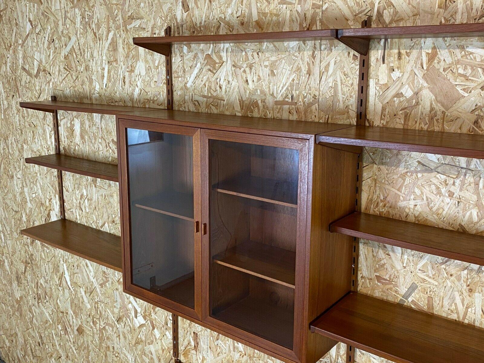 60s 70s Teak Teak Shelf Wall Unit Kai Kristiansen Danish Design 60s For Sale 2