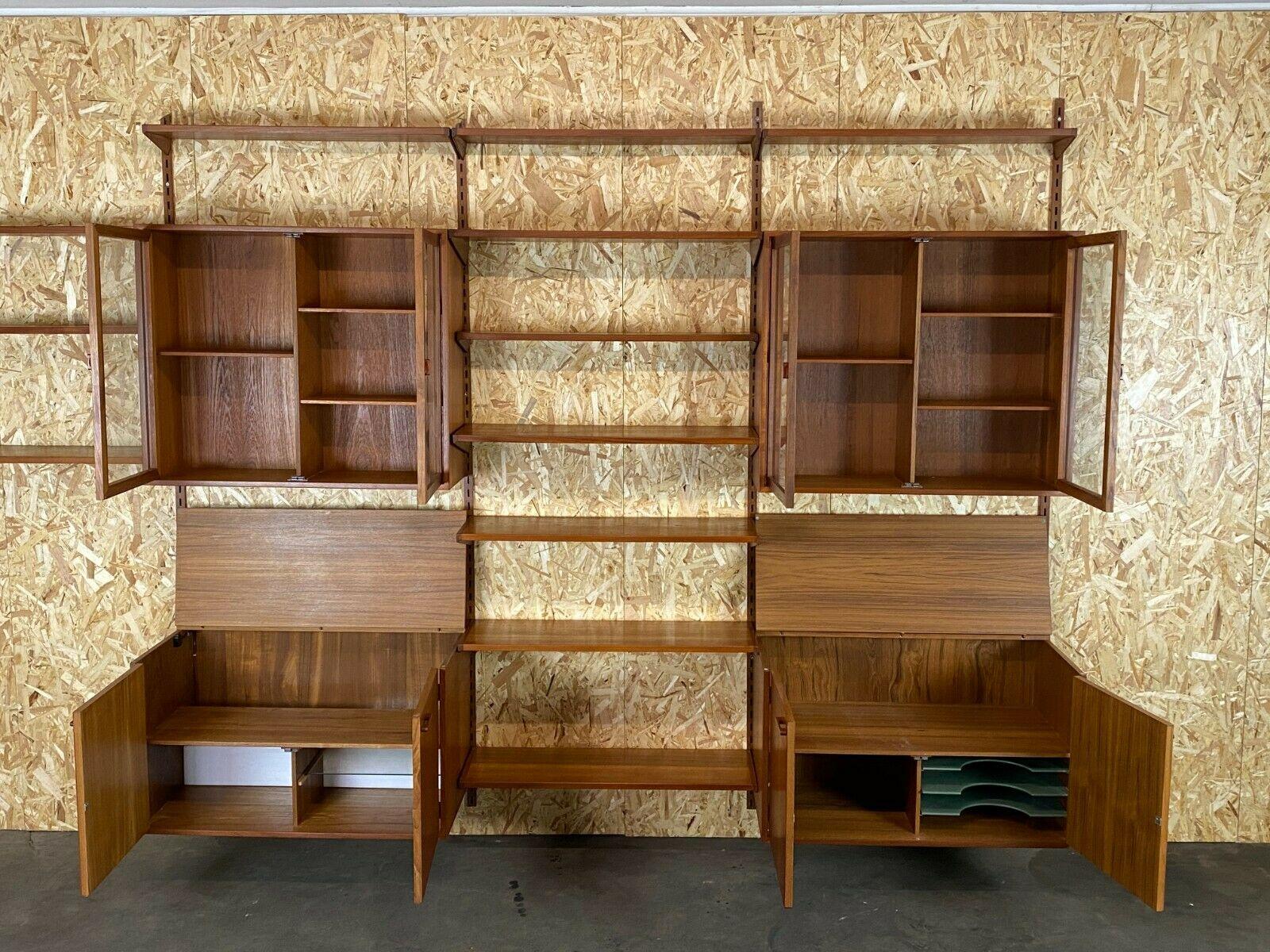 60s 70s Teak Teak Shelf Wall Unit Kai Kristiansen Danish Design 60s For Sale 6