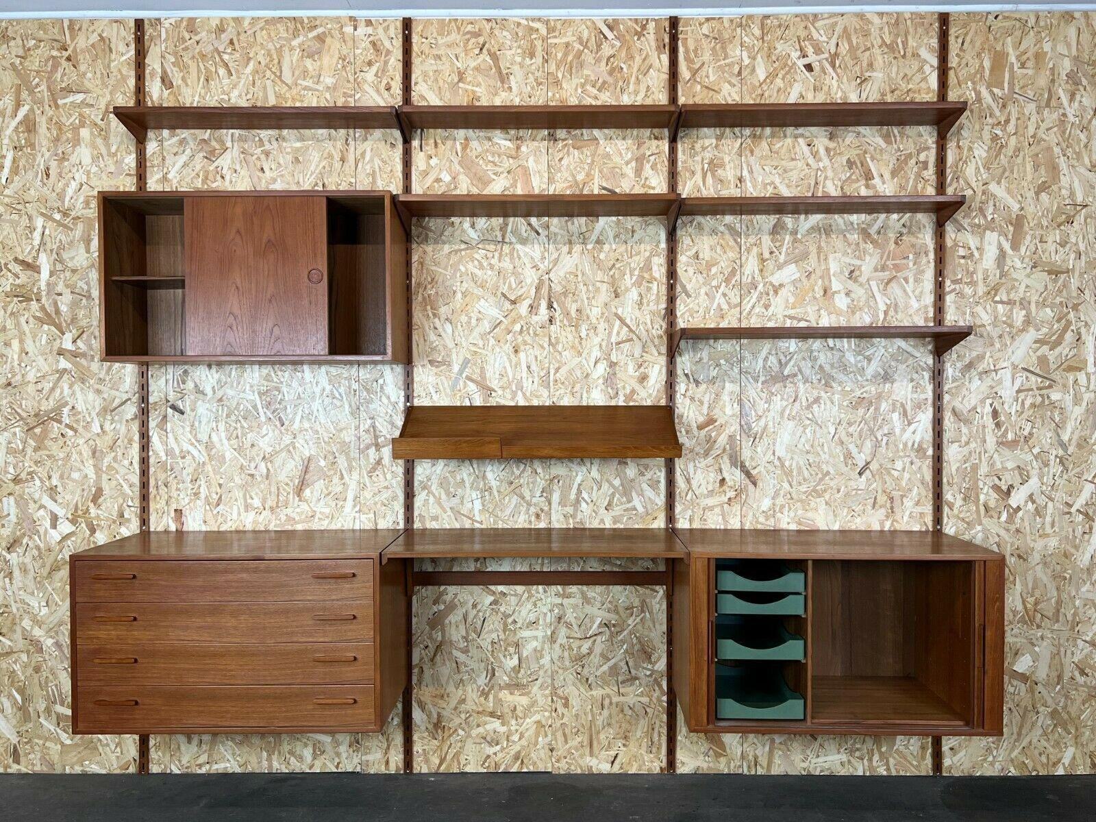 60s 70s Teak Teak Shelf Wall Unit Kai Kristiansen Danish Design 60s 5
