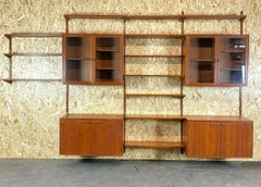 60s 70s Teak Teak Shelf Wall Unit Kai Kristiansen Danish Design 60s