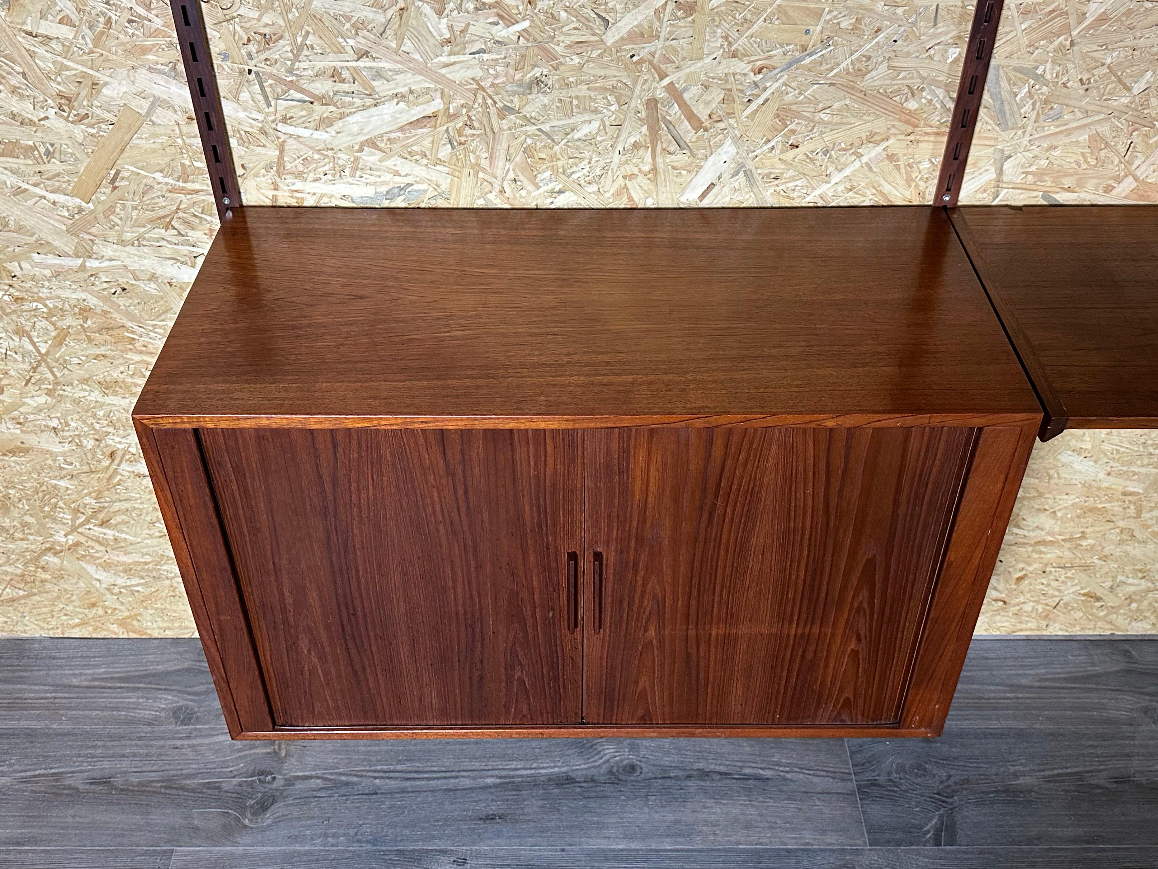Scaffale da parete in teak anni '60/'70 Wall Unit Kai Kristiansen per FM Møbler Danimarca in vendita 10